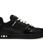 Louis Vuitton Trainer Black Embossed Monogram