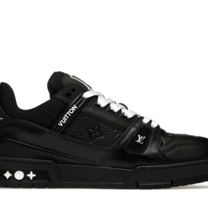 Louis Vuitton Trainer Black Embossed Monogram