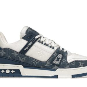 Louis Vuitton LV Trainer Monogram Denim White Blue
